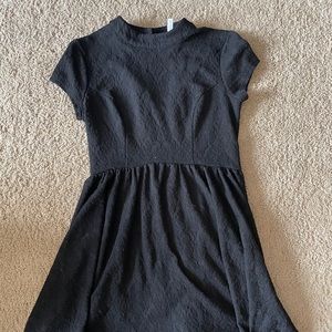 Black High-neck Dress